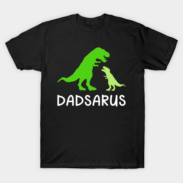 Dadsaurus dinosaur funny father's day gift for daddy T-Shirt by Designzz